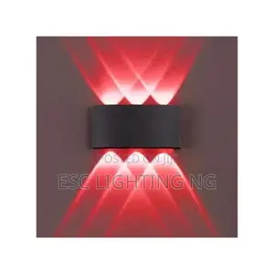 Up and Down Led Wall Light - RGB - 6w - 220v - Abs+Pc - Black
