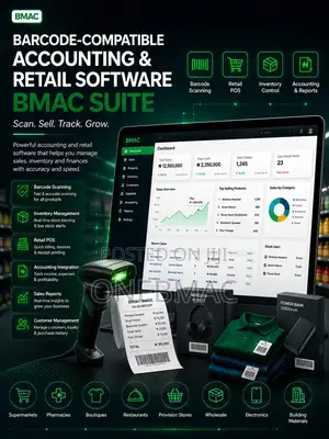 Barcode -Compatible Accounting Retail Software -Bmac Suite