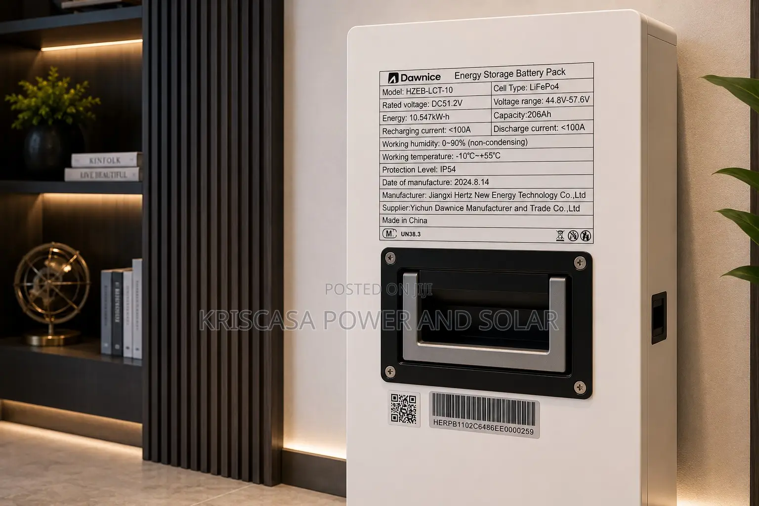 10kwh Dawnice Lithium Battery