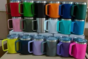 14oz(400mls) Thermal Mug. Keeps Hot and Cold.