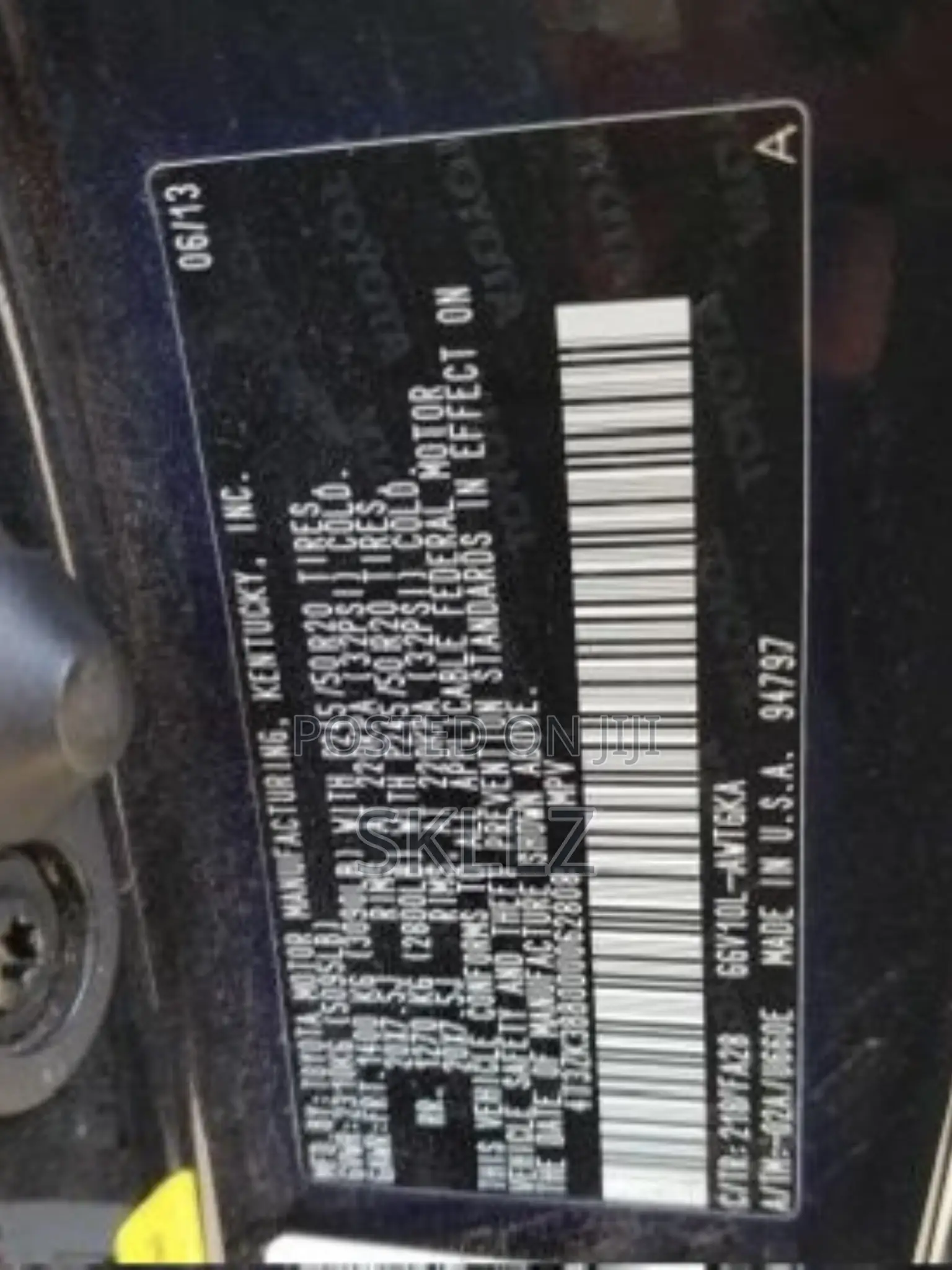 Toyota Venza XLE FWD V6 2013 Black