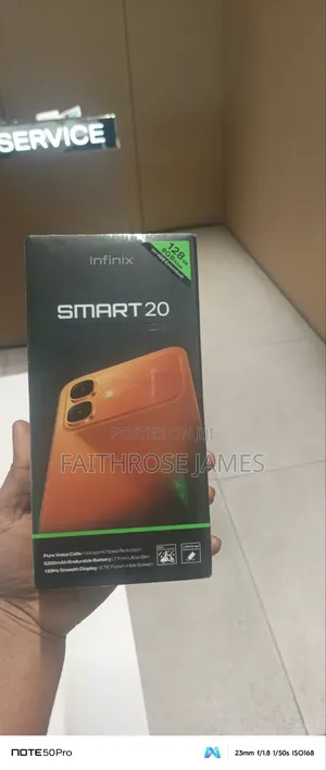 New Infinix Smart 20 128 GB Black