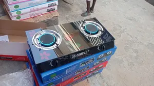 Double Gas Burner Glass