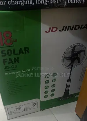 18” Solar Fan By Jd