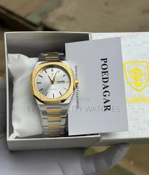 1. Poedagar Luxury Men's Chronograph Watch - Pay on Delivery Lagos