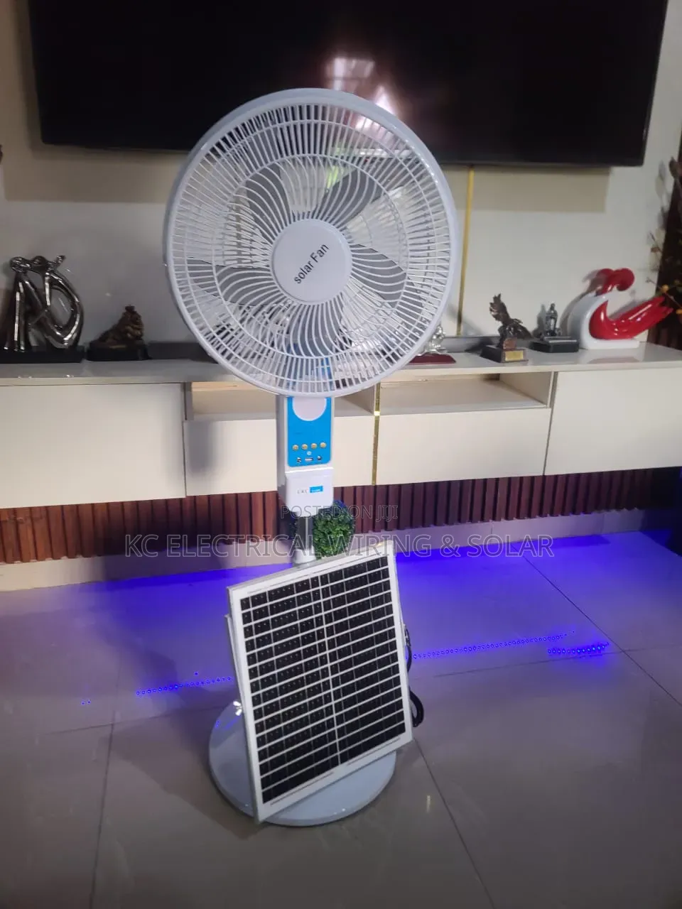 Solar Rechargeable Fan