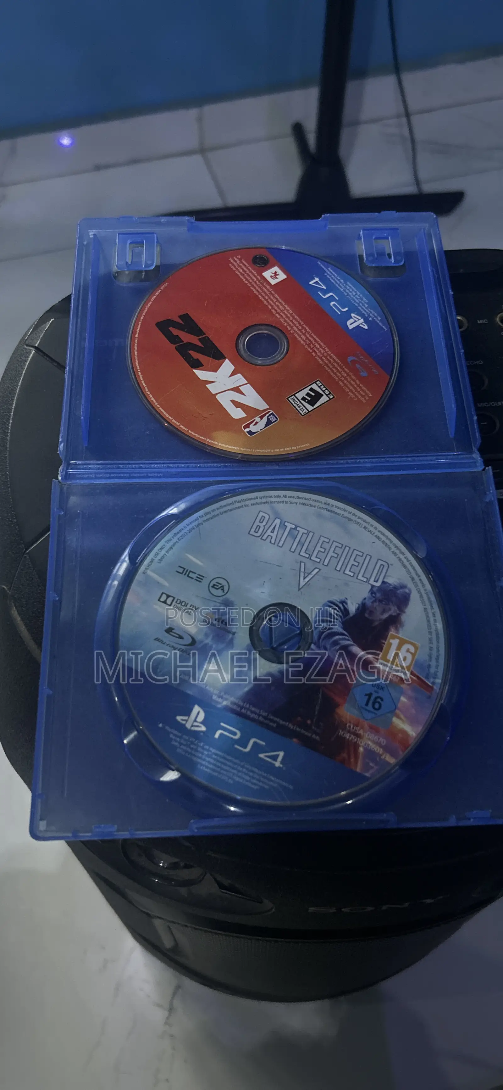 Nba 2k22 and Battlefield 5