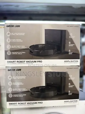 Green Lion Smart Robot Vacuum Pro Sweeping/Mopping 4000pa Suctionpower
