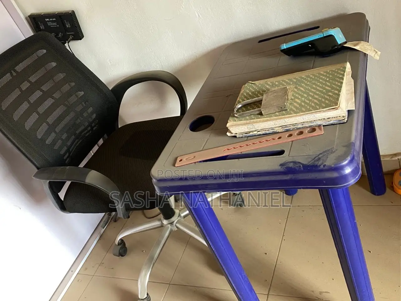 Black Rotating Office Chair