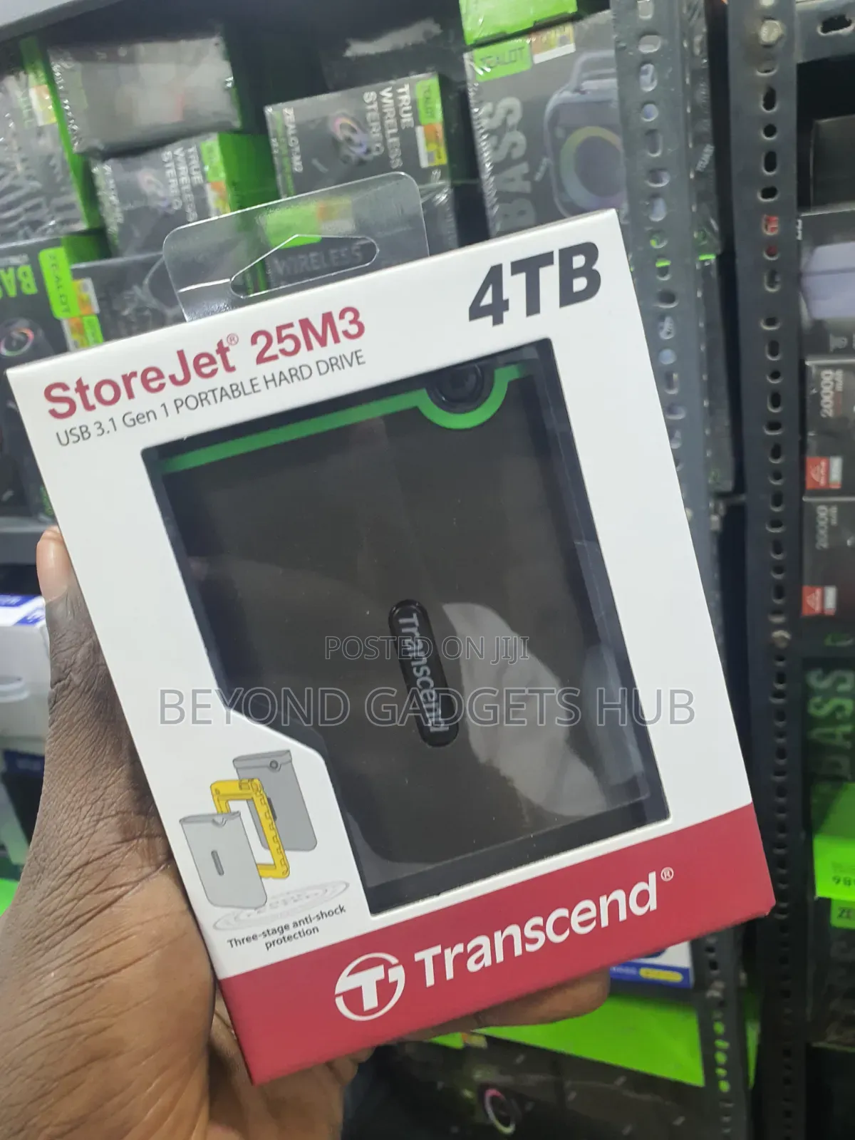 Transcend Storejet 25m3 4tb Portable Hard Drive
