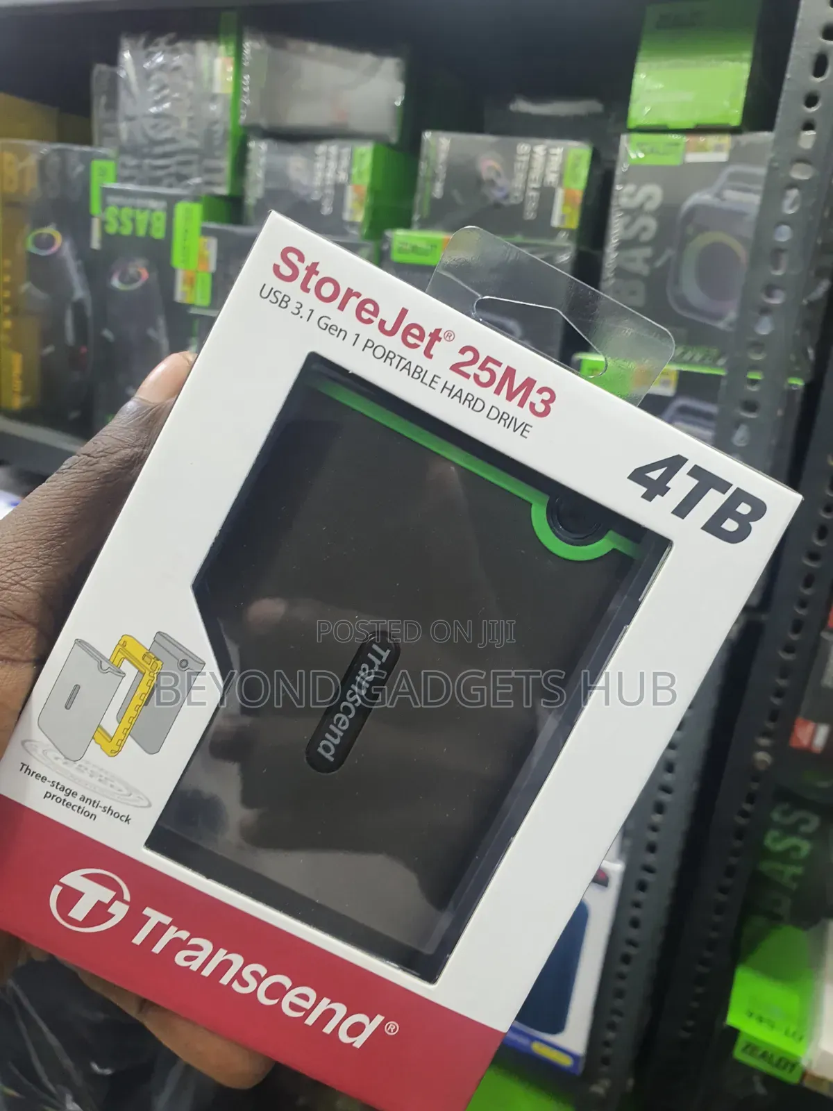 Transcend Storejet 25m3 4tb Portable Hard Drive