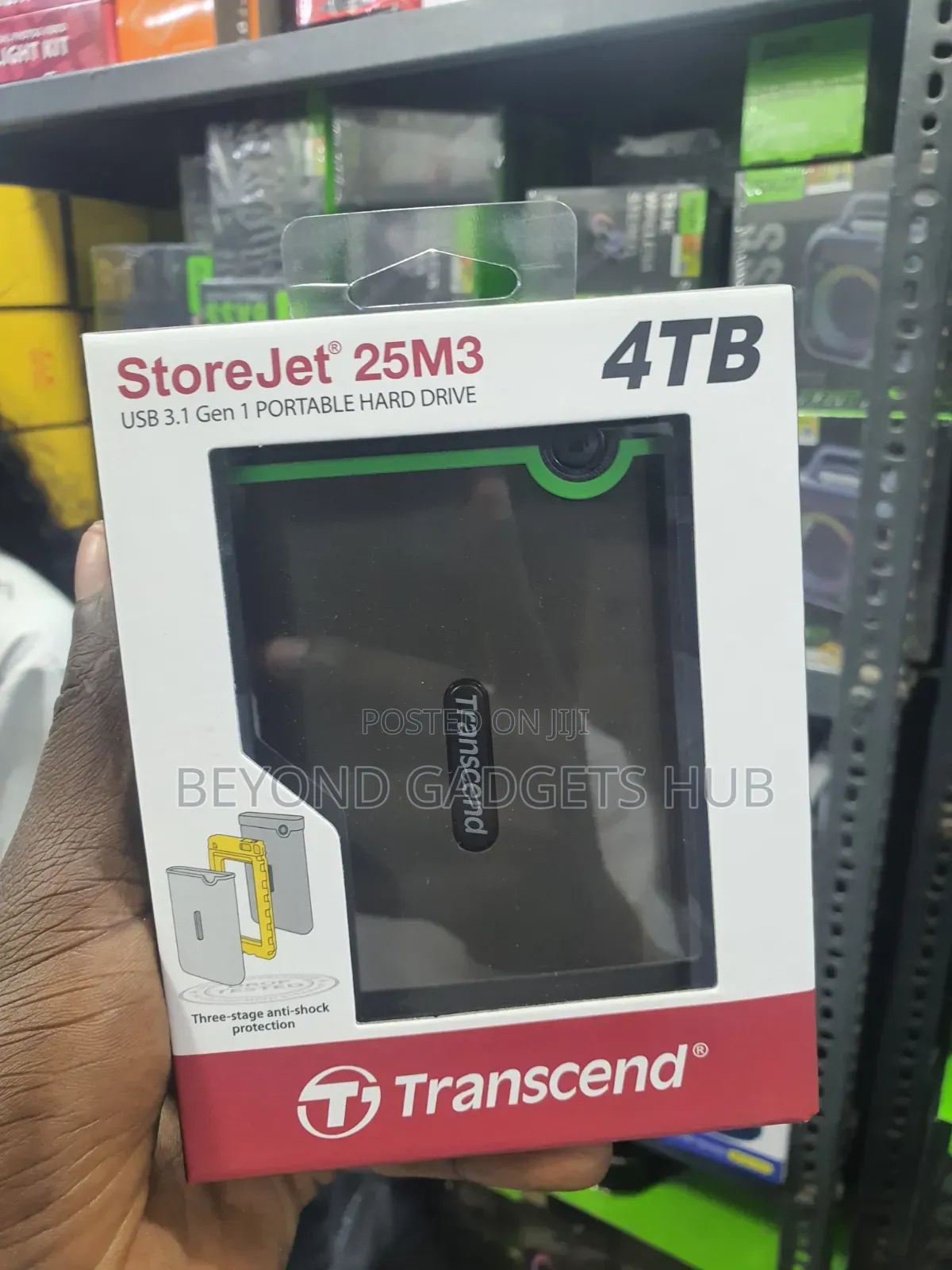 Transcend Storejet 25m3 4tb Portable Hard Drive