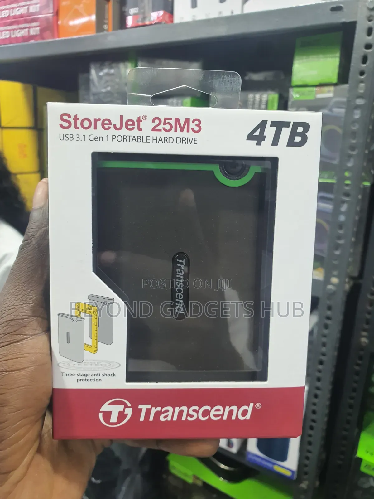 Transcend Storejet 25m3 4tb Portable Hard Drive