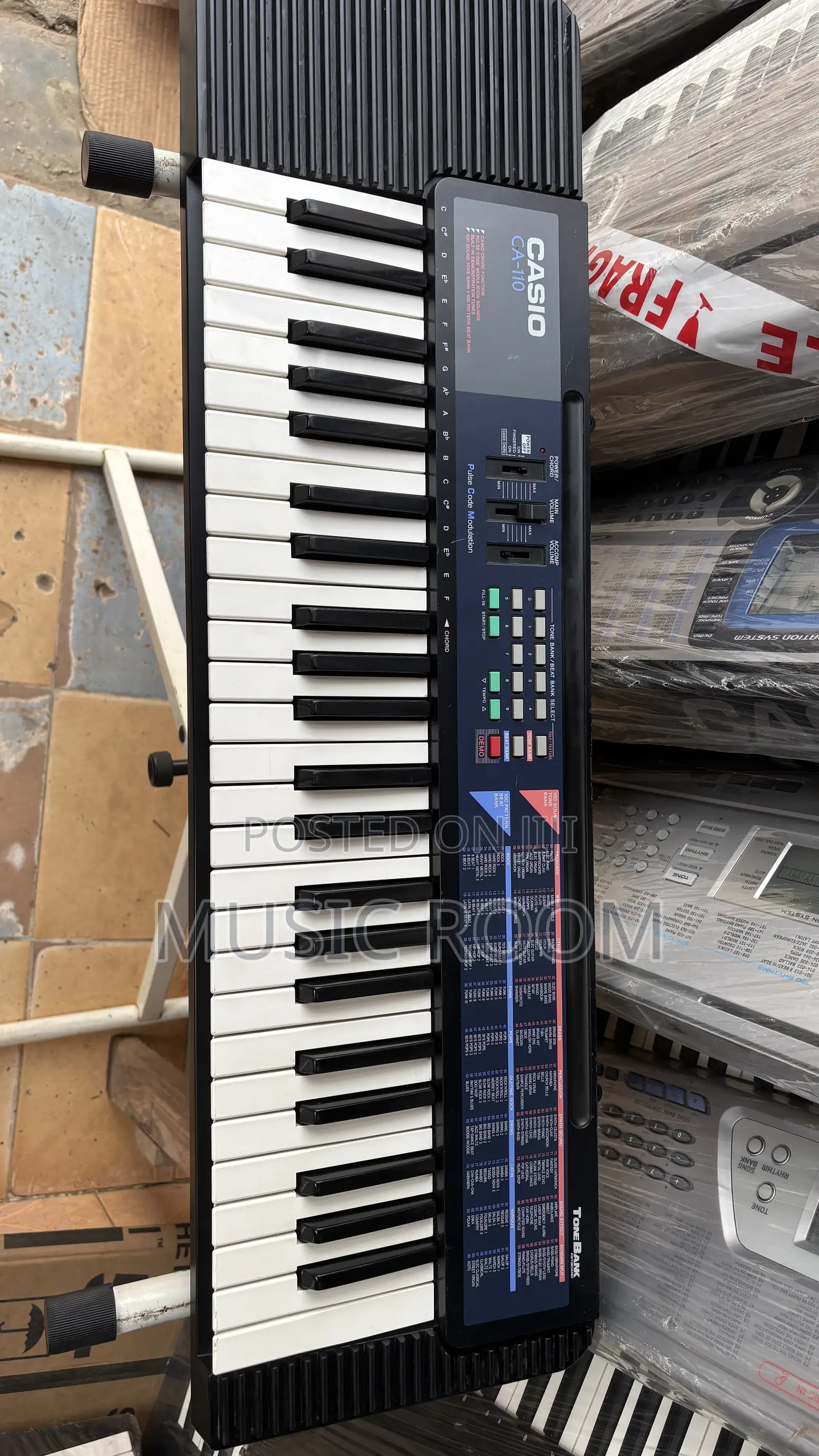 Portable 4 Octaves Casio Ca-110 Beginner Friendly Keyboard