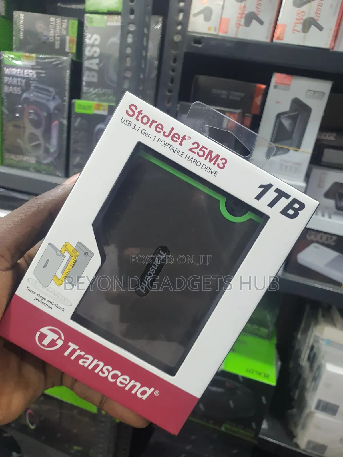 Transcend Storejet 25m3 1tb Portable Hard Drive