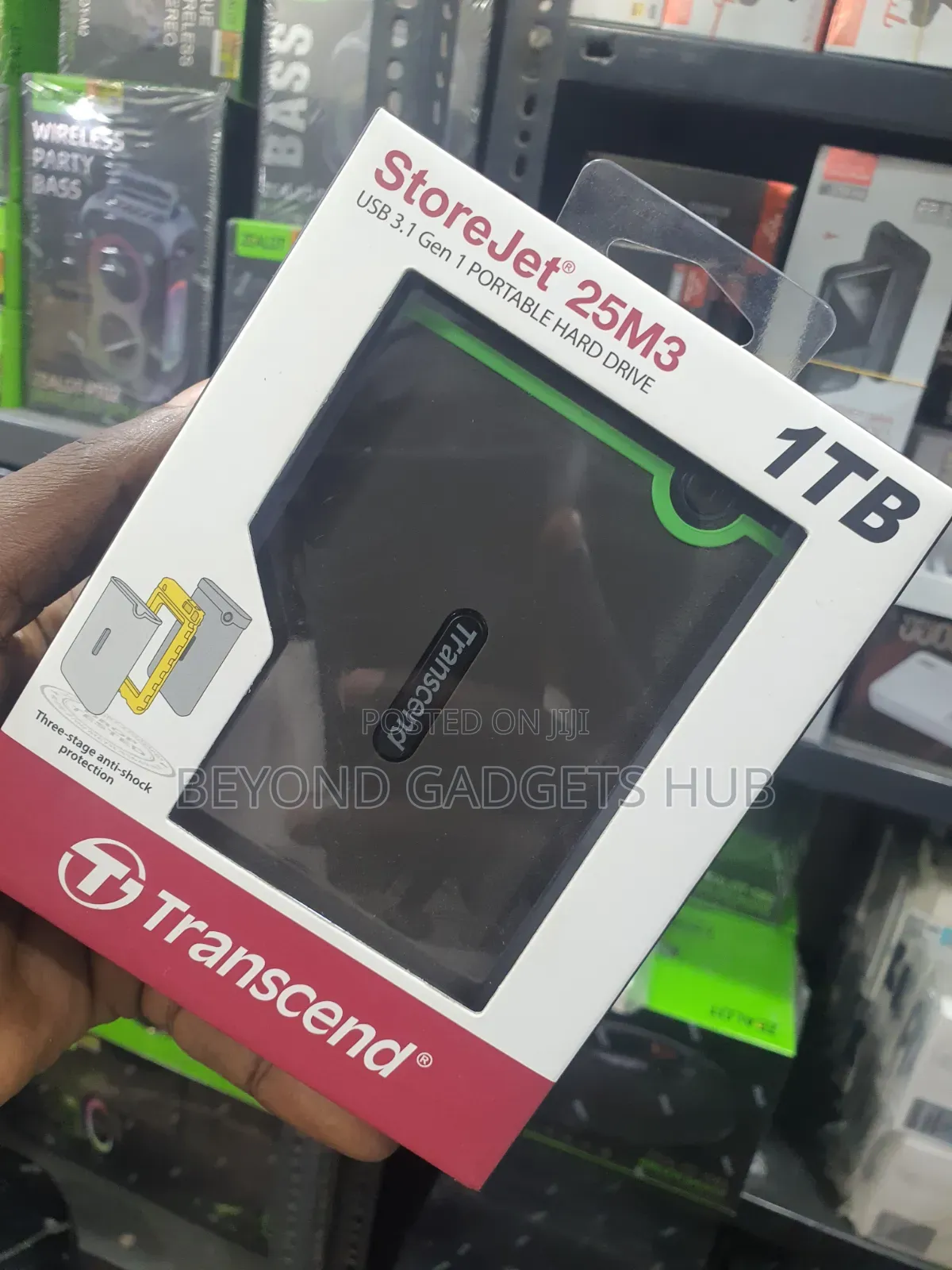 Transcend Storejet 25m3 1tb Portable Hard Drive