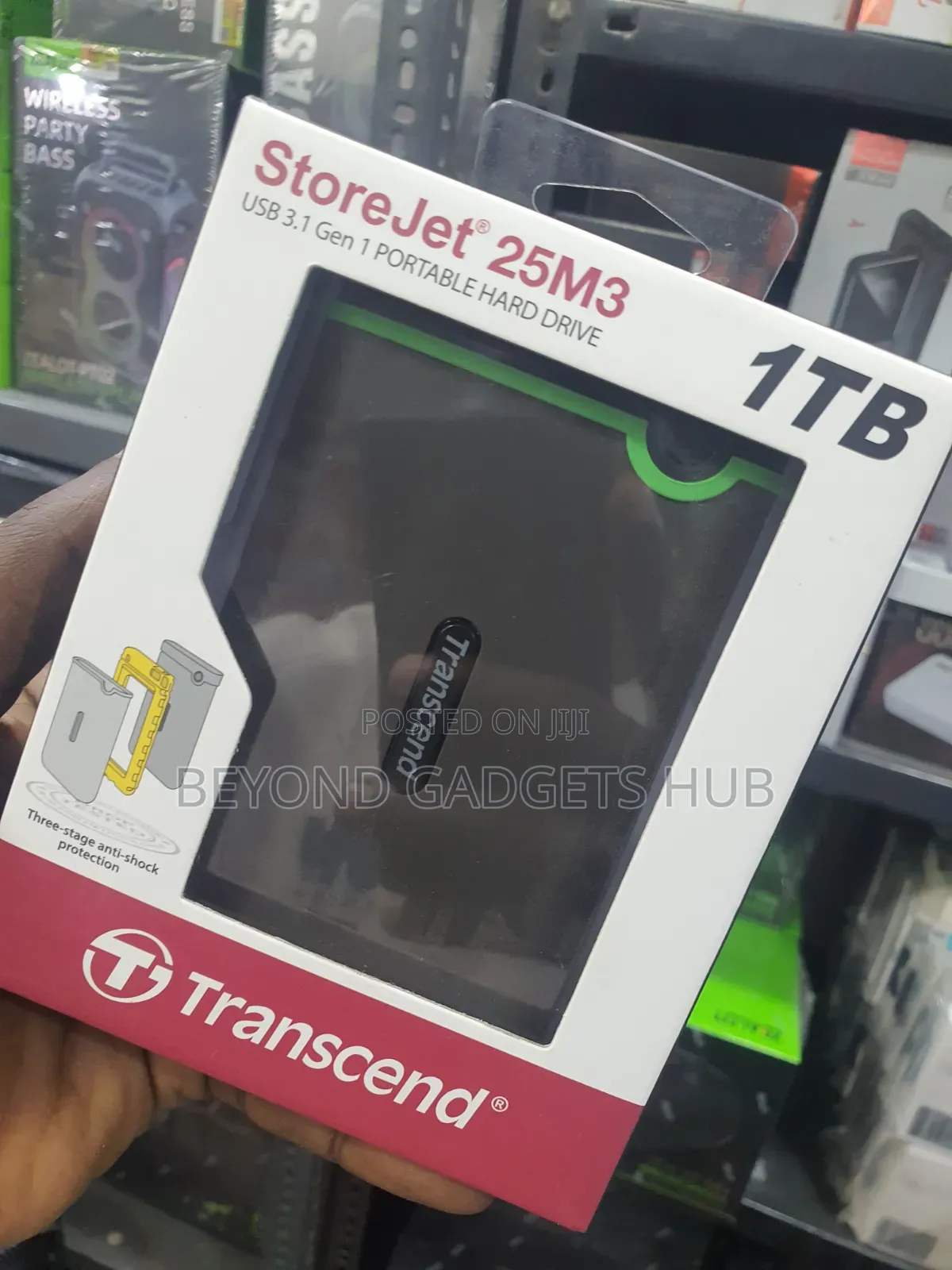 Transcend Storejet 25m3 1tb Portable Hard Drive