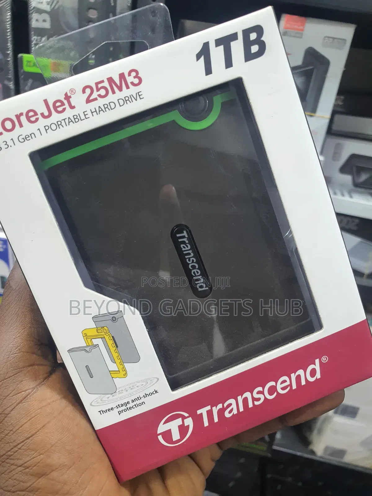 Transcend Storejet 25m3 1tb Portable Hard Drive
