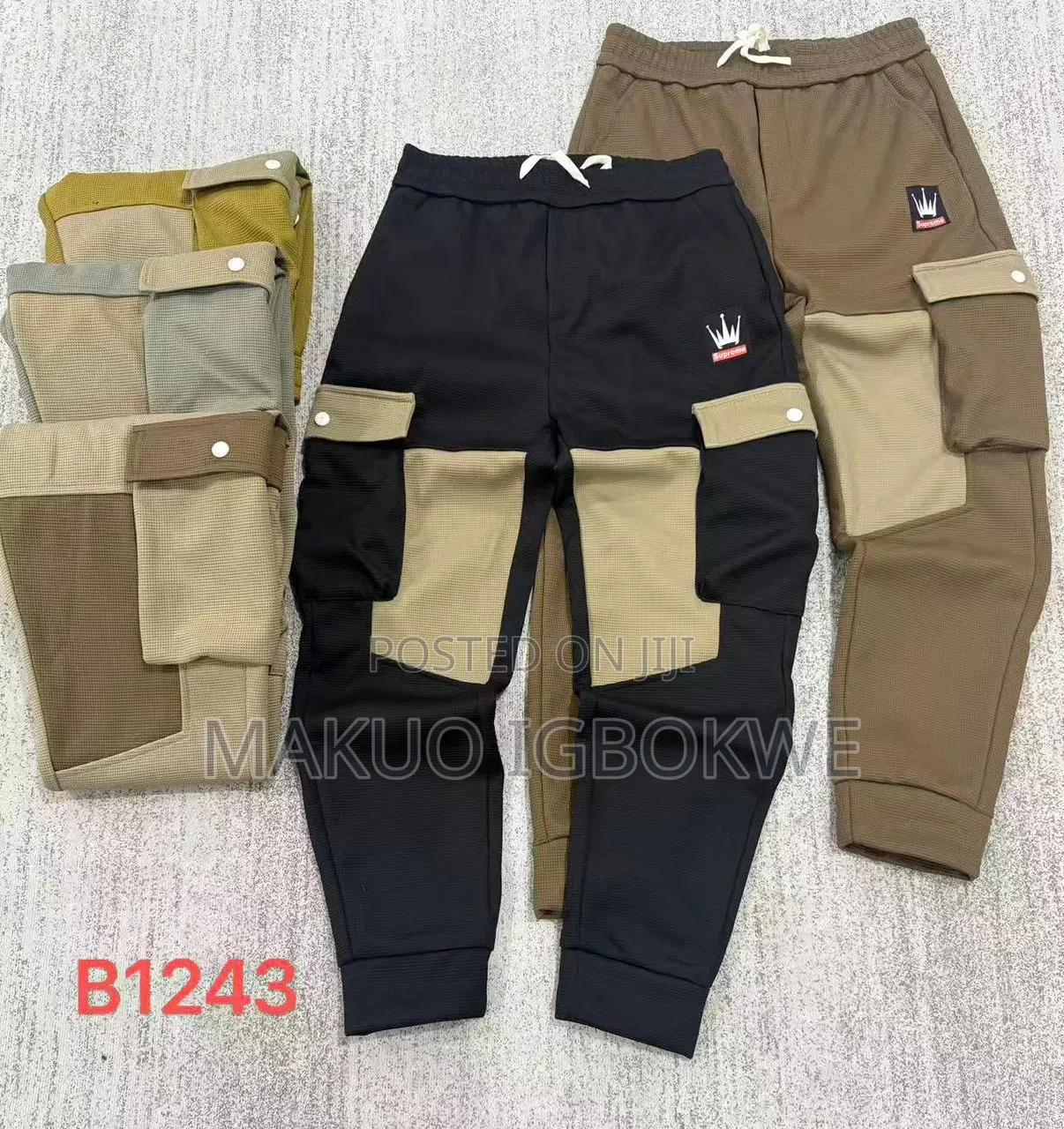 Luxury Cargo Pants Joggers