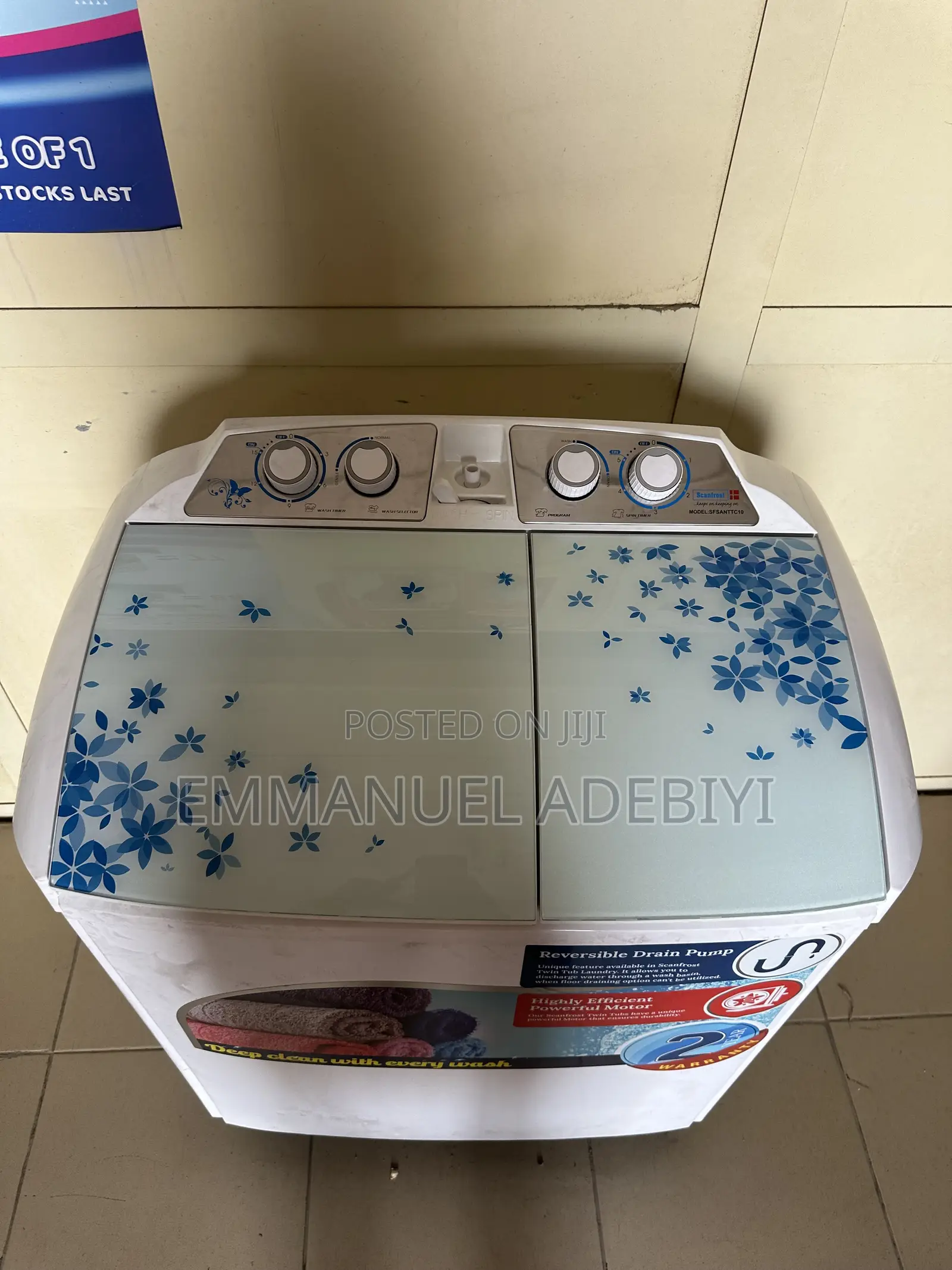 Top Loader Washing Machine.