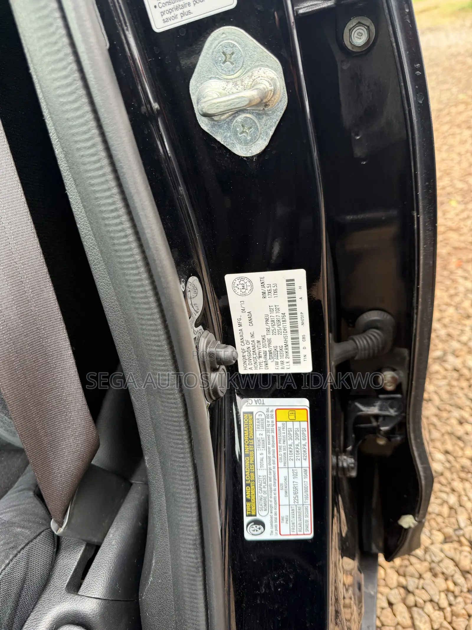 Honda CR-V EX 4dr SUV AWD (2.4L 4cyl 5A) 2013 Black