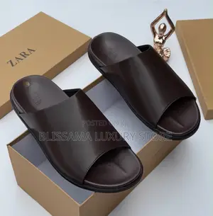 Zara Premium Luxury Trendy Men Slippers–Comfortable, Durable Stylish