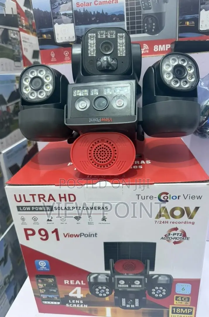 View Point Eagle Eye Camera – 4-Lens Wireless Security