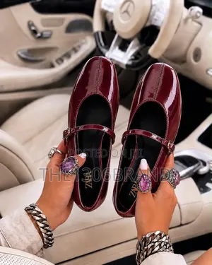 Zara Luxe Gold Mary Jane Flats. Premium Metallic Comfort Shoes