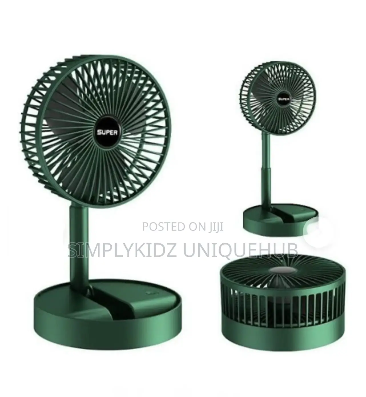 Rechargeable Retractable Telescopic Fan