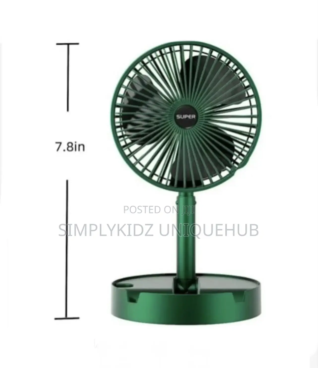 Rechargeable Retractable Telescopic Fan