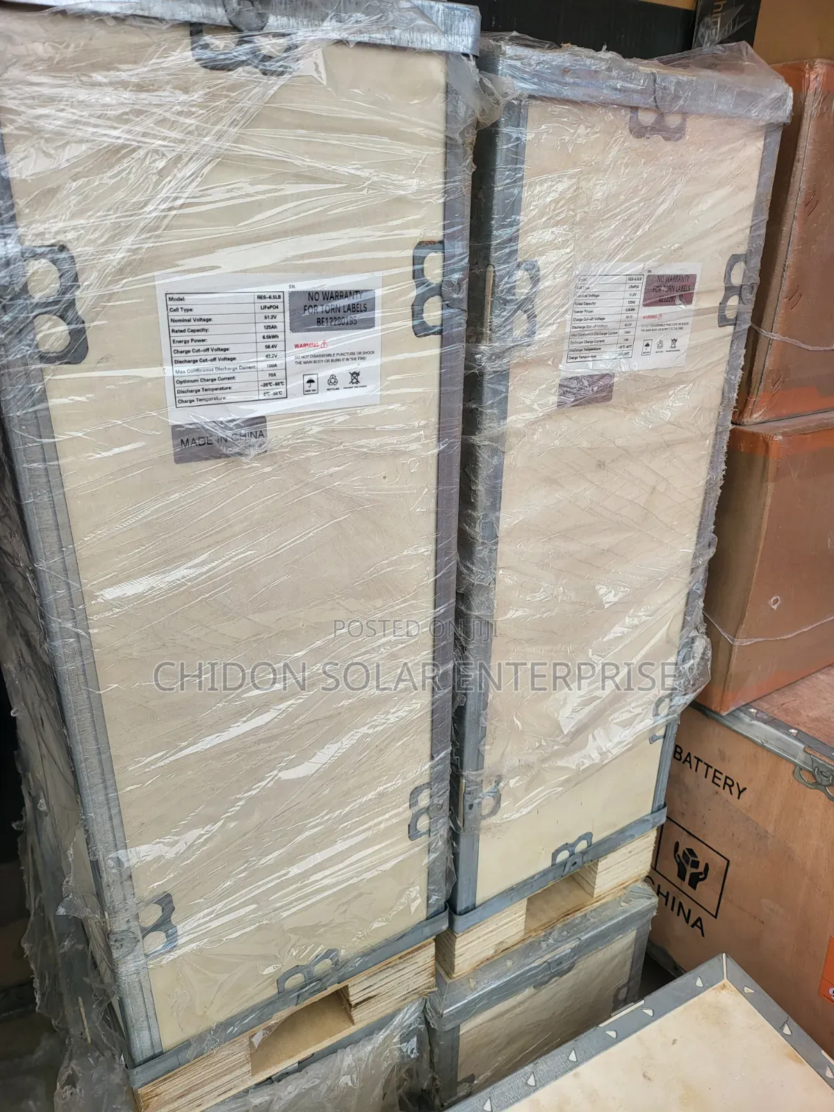 6.5kwh 51.2v Hyper Power Lithium Ion Battery
