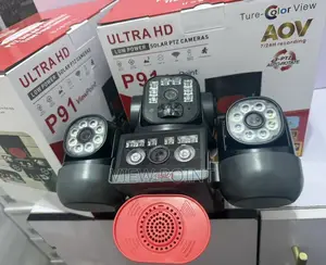 View Point Ai Defender Camera –4-Lens Wireless Solar Surveillance