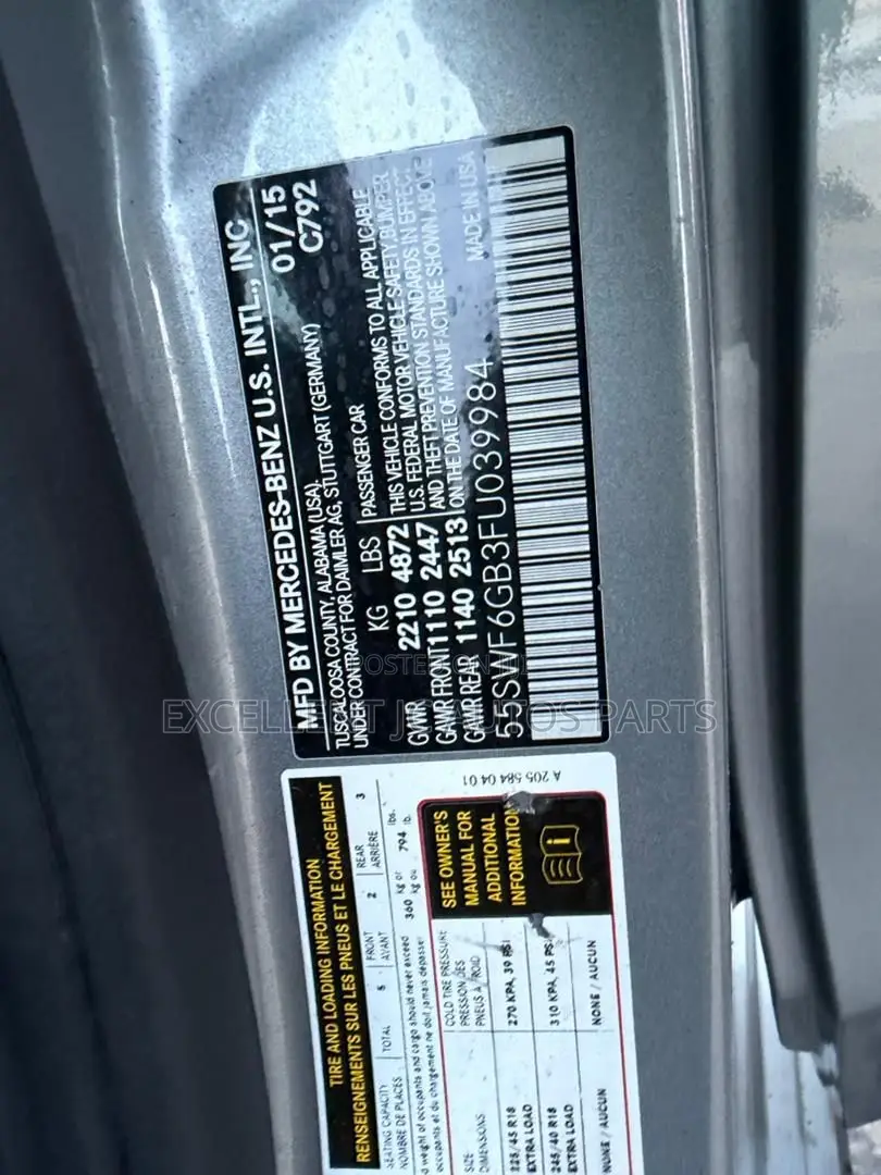 Mercedes-Benz C300 2015 Gray