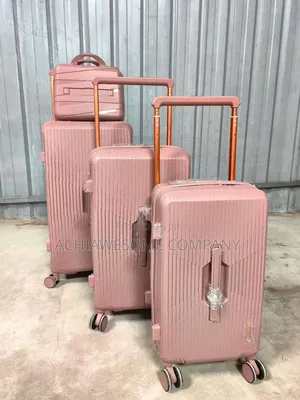 Set of Fancy Unbreakable Rubber Luggage