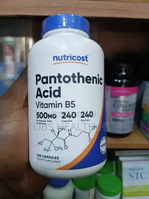Nutricost Pantothenic Acid (Vitamin B5) 500mg – 240 Capsules Category: