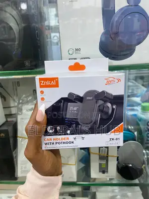 Znkai Zk-01 Car Phone Holder Mount With Pothook Clip for 4.0"-7.5"
