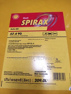 Shell Spirax S2 a 90w 209 L