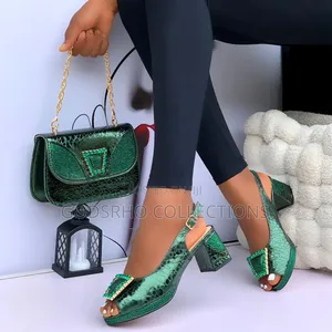 Female Shoes With Bag