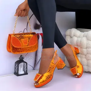 Female Shoes With Bag