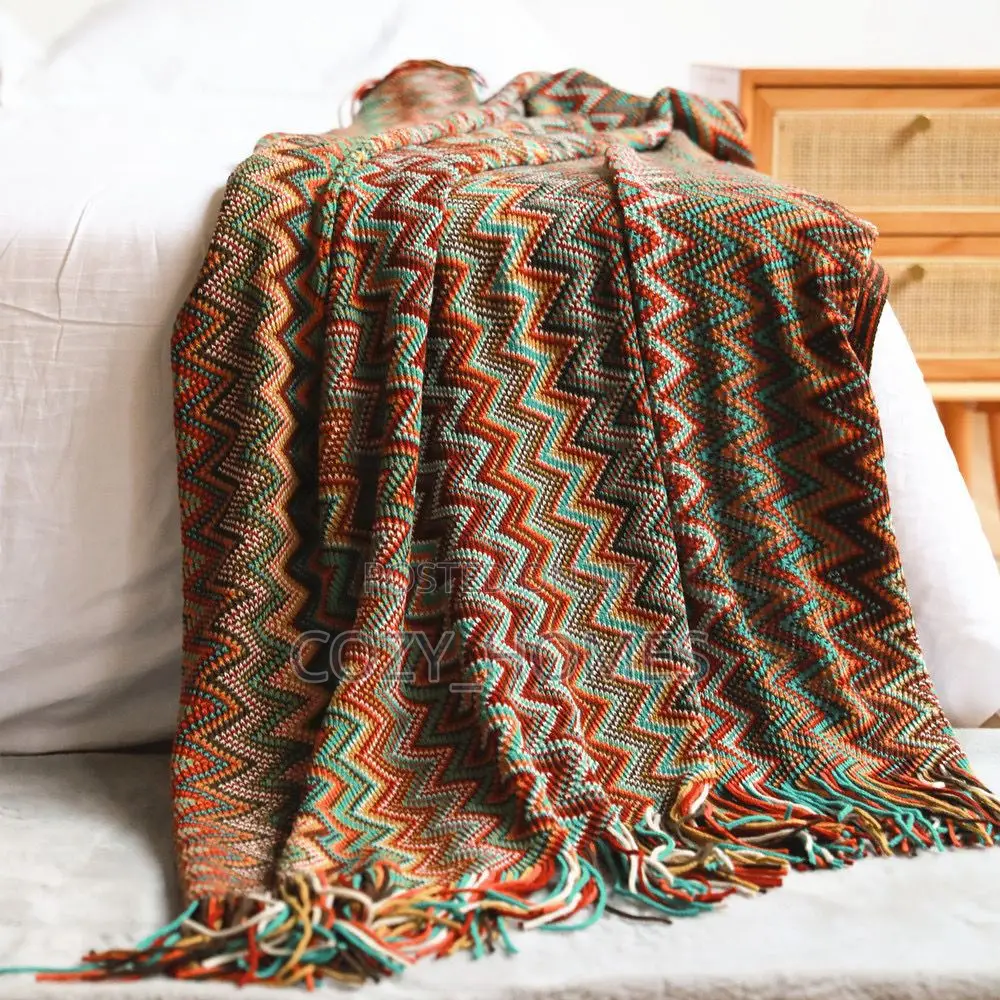 Woven Sofa Throw Blanket