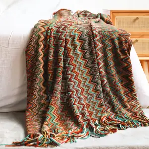 Woven Sofa Throw Blanket