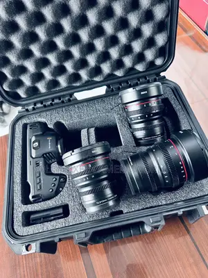 Blackmagic Cinematic Camera and Cinematic Lens. 12mm, 25mm and 50mm