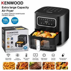 10l Extra Large Capacity Air Fryer – Silver Crest or Kenwood