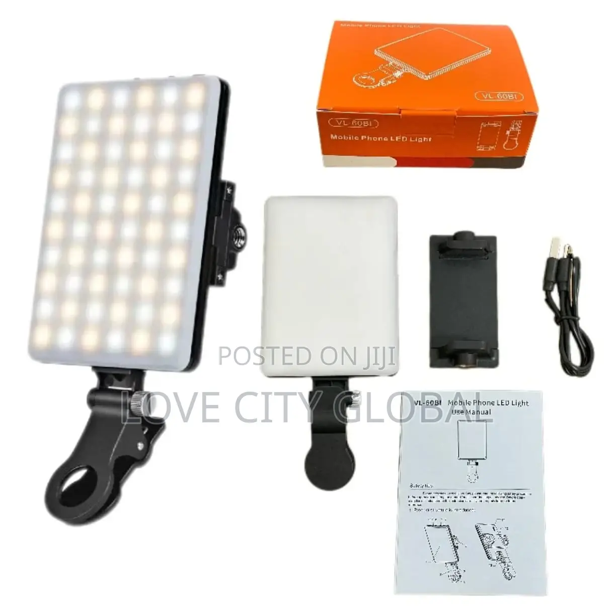 Mobile Phone Led Light Vl-60bi Mobile Rechargeable Content Creator