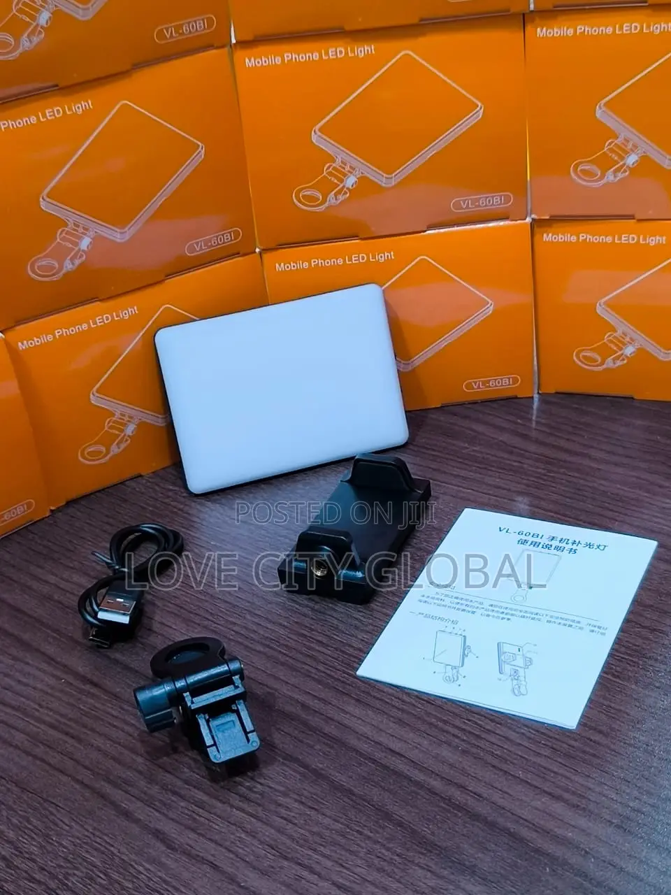 Mobile Phone Led Light Vl-60bi Mobile Rechargeable Content Creator