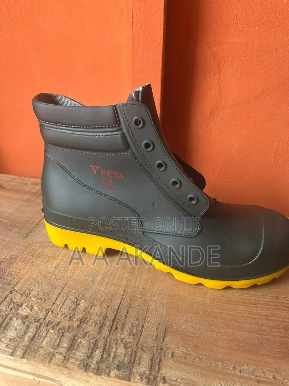 Short Safety Rain Boots