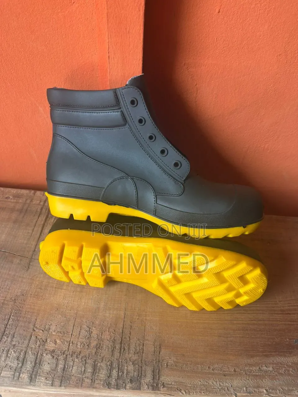 Short Safety Rain Boots