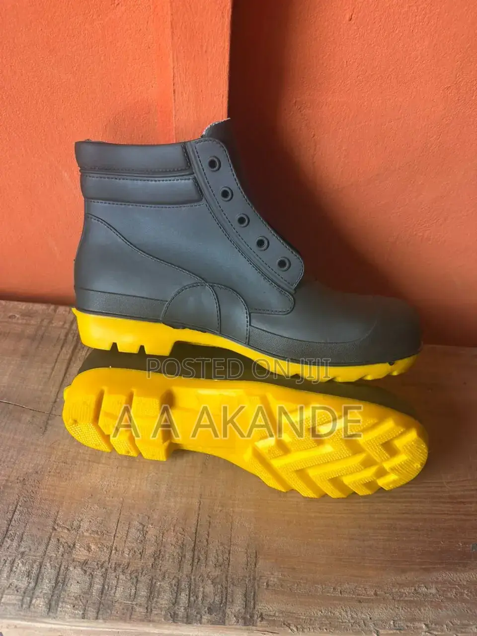 Short Safety Rain Boots