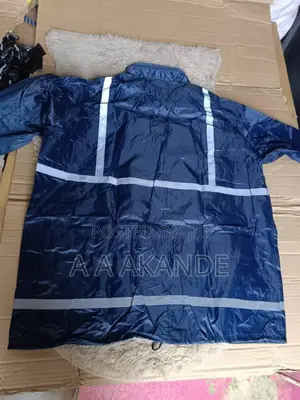 Polymer Rain Coat With Reflector