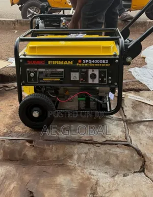 Sumec Firman Generator 
Model: Spg4000e2
Capacity: 3.3kva